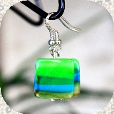 Boucles d'oreilles Perles carrées