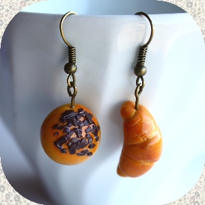 Boucles d'oreilles Petit déjeuner