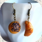 Boucles d'oreilles Petit déjeuner
